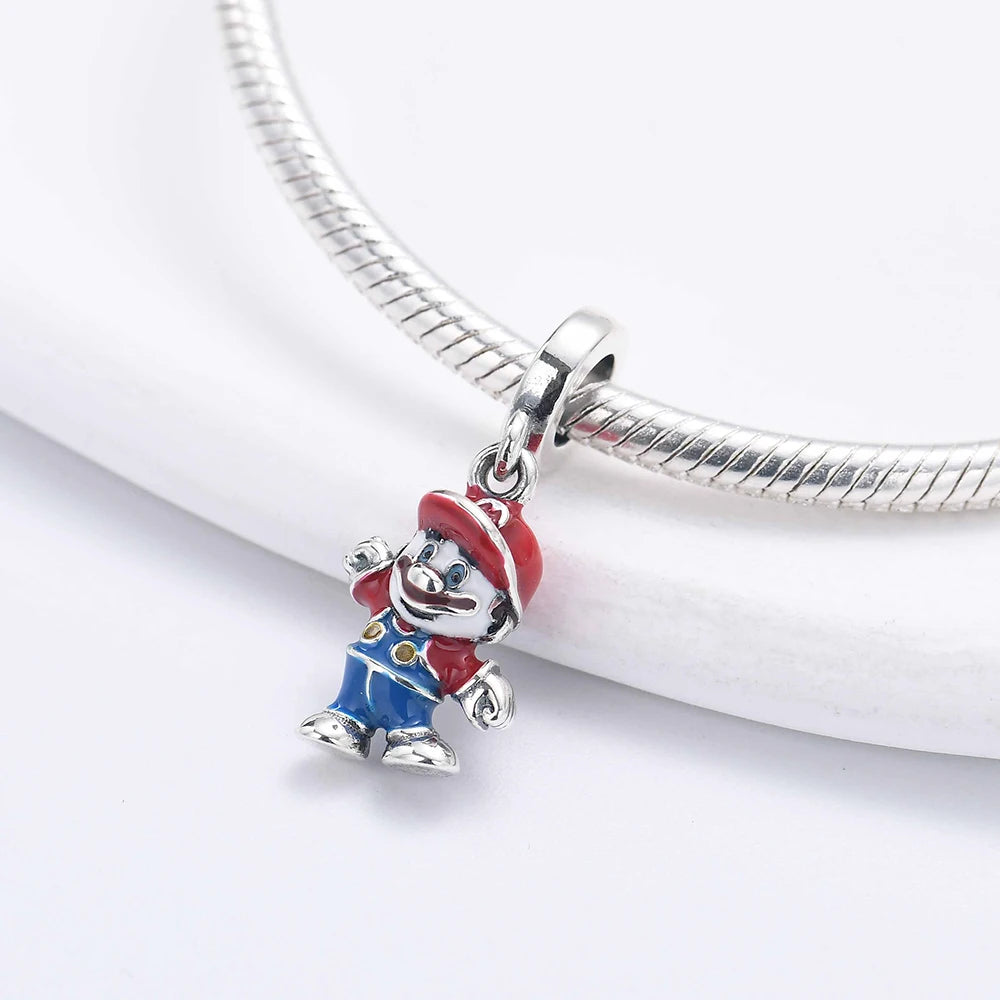 Pingente em Prata 925 - Charm My Life Super Mario