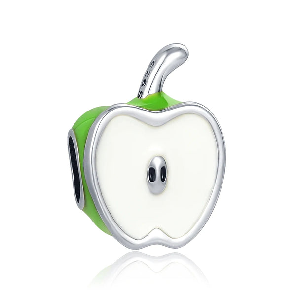 Berloque em Prata 925 - Charm My Life Maçã Verde