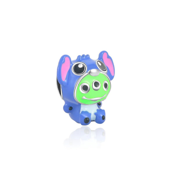 Berloque em Prata 925 - Charm My Life Alien com Fantasia Stitch