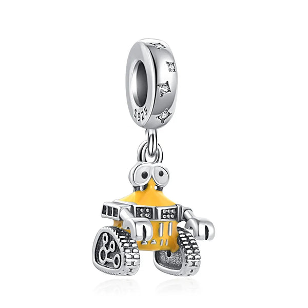 Pingente em Prata 925 - Charm My Life  Robô Amarelo Wall-E