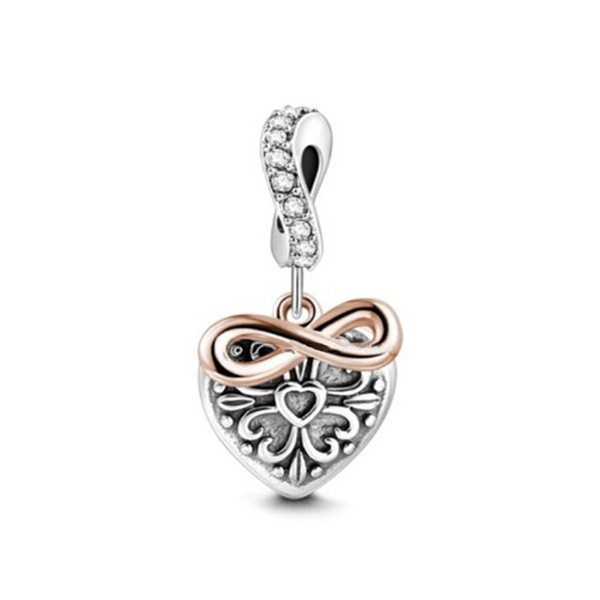 Berloque em Prata - Charm My Life Familia Para Sempre