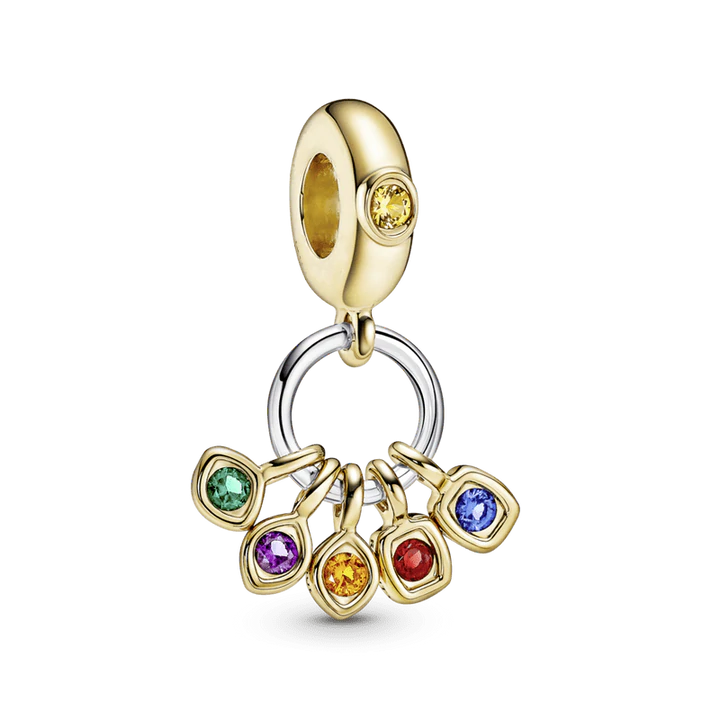Berloque em prata - Charm Vingadores Joias do Infinito