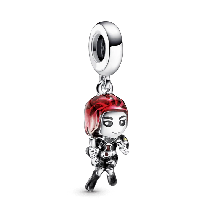 Pendente em prata - Charm Vingadores Viuva Negra
