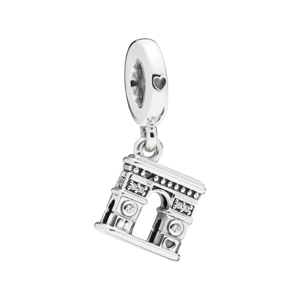 Pendente em prata 925 - Charm My Life Arco do Triunfo Paris