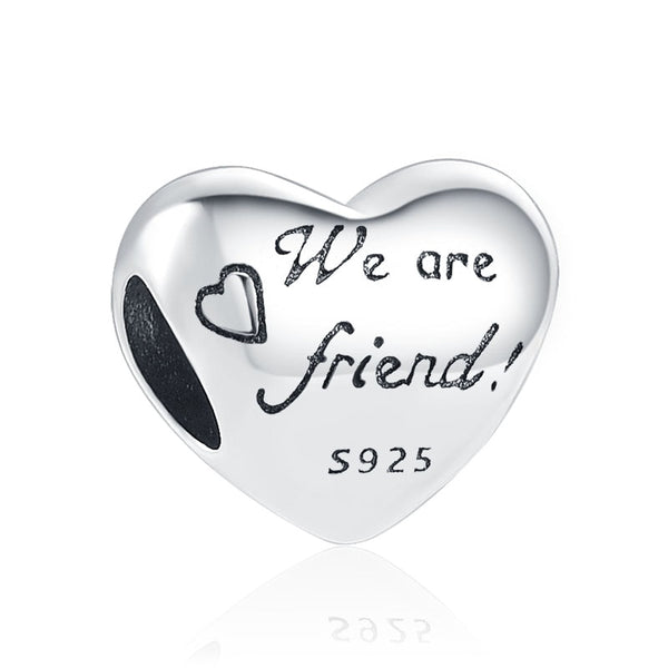 Berloque em Prata - Charm My Life Amizade