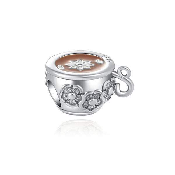 Berloque em Prata - Charm My Life Xícara de Café