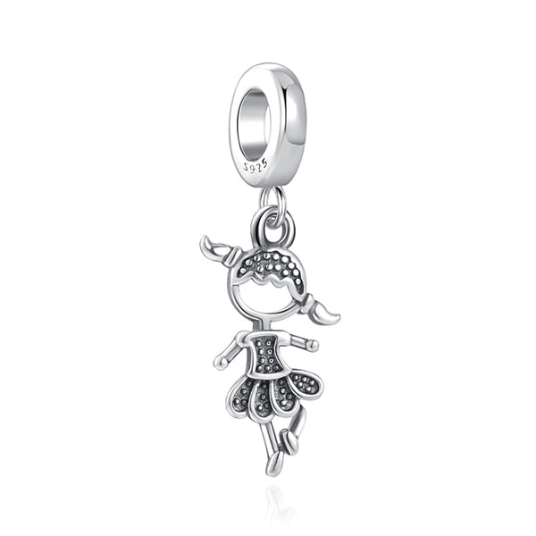 Pendente em Prata - Charm My Life Menina