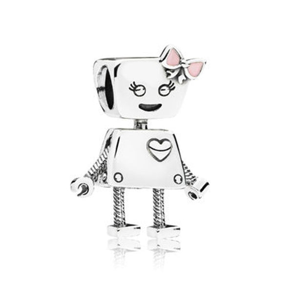 Berloque em prata - Charm My Life Robot Love