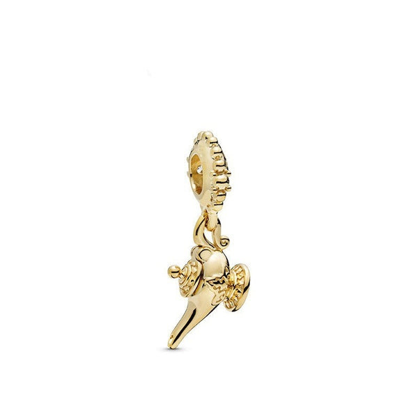 Pendente em Prata 925 Com Banho em Ouro - Charm My Life Lâmpada mágica