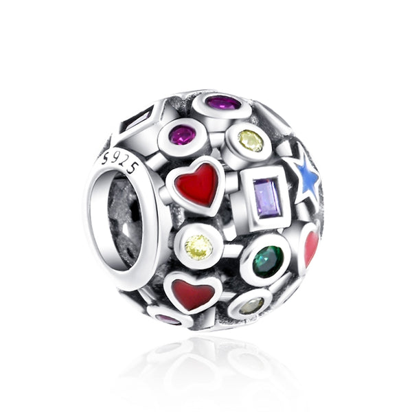 Berloque em prata - Charm My Life Ball Colors