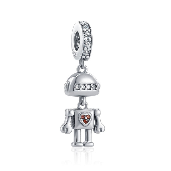 Pendente em Prata - Charm My Life Robô