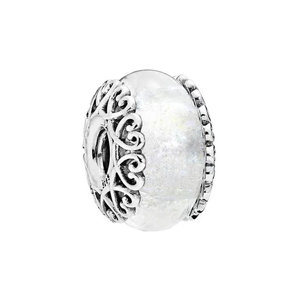 Berloque Murano em Prata - Charm My Life Cristal
