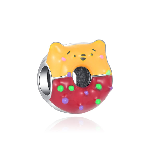 Berloque em prata - Charm My Life Donuts Pooh