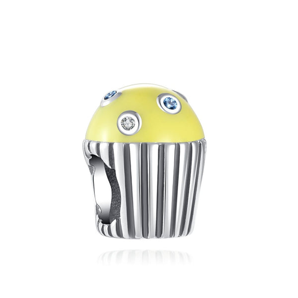 Berloque em prata - Charm My Life Cupcake