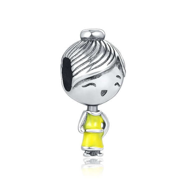 Berloque em Prata - Charm My Life Menina