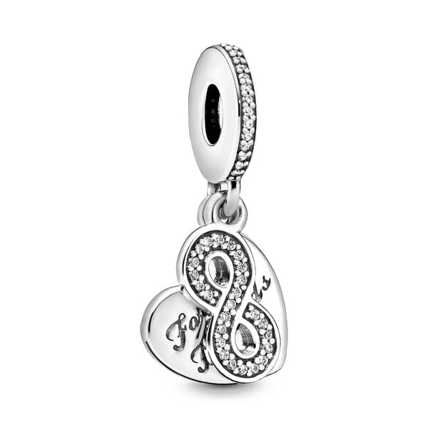 Berloque em Prata - Charm My Life Infinito