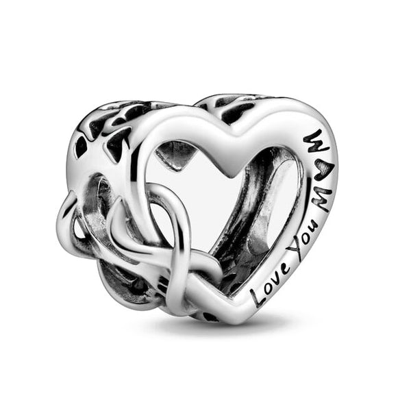 Berloque em Prata - Charm My Life Amo Você Mãe