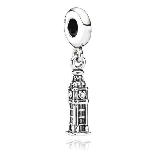 Pendente em prata 925 - Charm My Life Big Ben Londres
