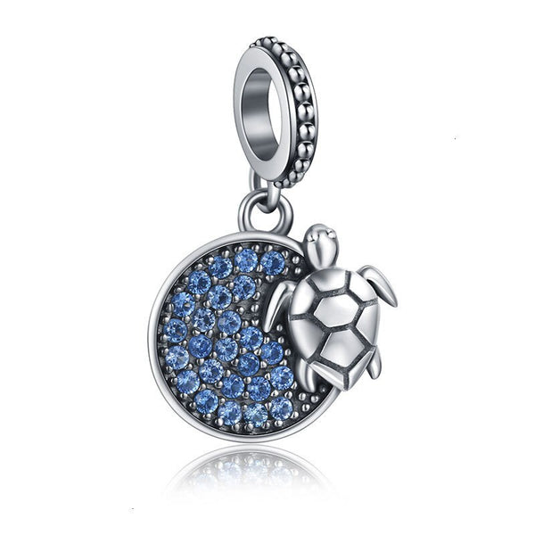 Pingente em prata 925 - Charm My Life Coleção Ocean Tartaruga Ocean