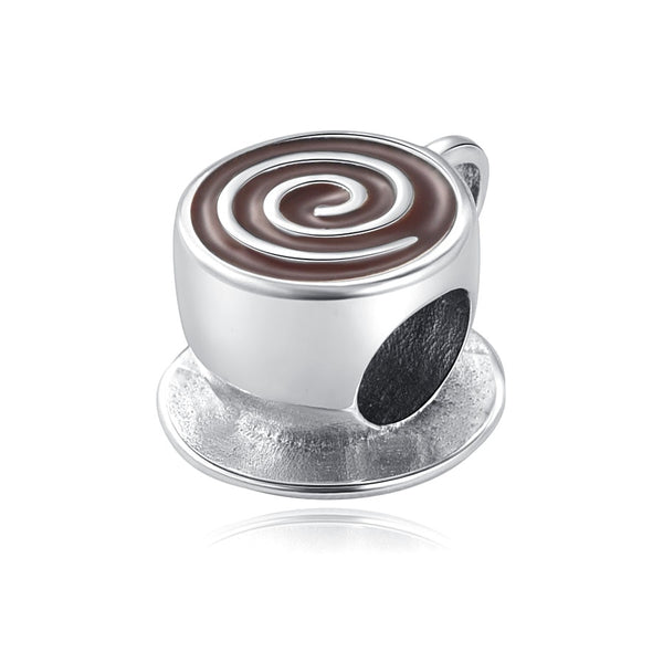 Berloque em Prata - Charm My Life Café