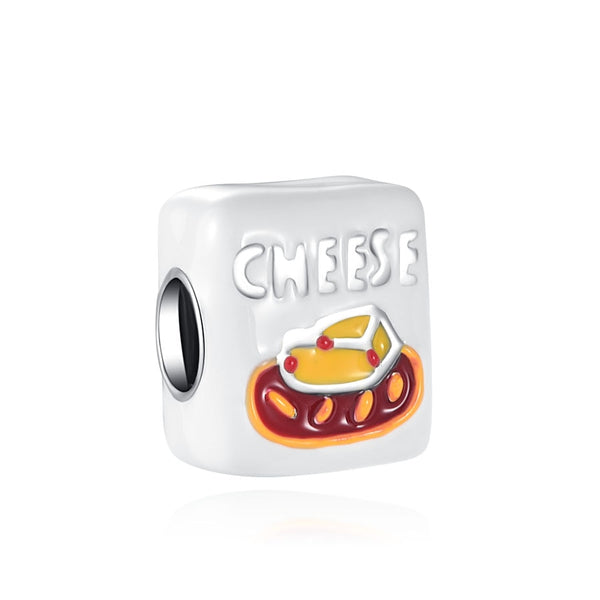 Berloque em prata - Charm My Life Queijo