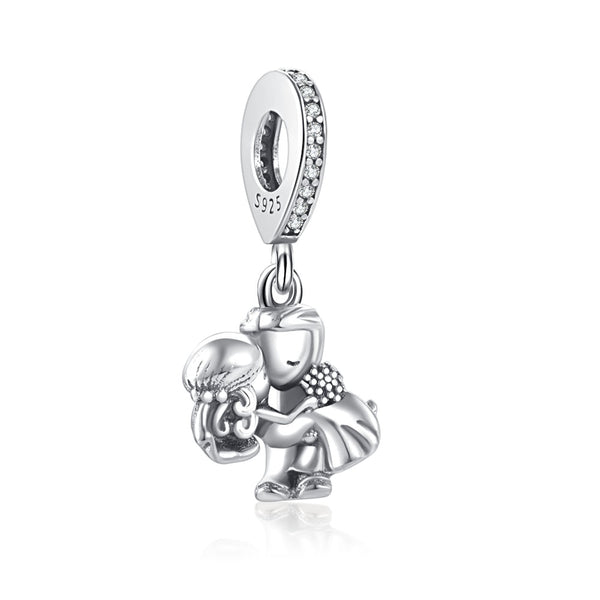 Pendente em prata - Charm My Life Casal