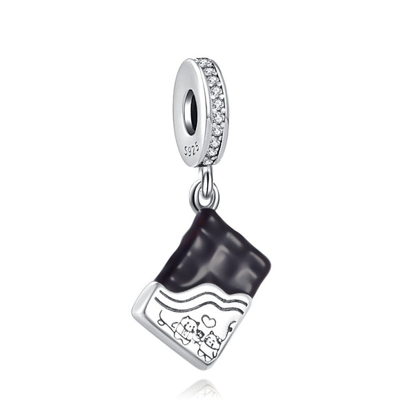 Pendente em prata - Charm My Life Barra de Chocolate