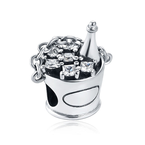 Berloque em prata - Charm My Life Champagne