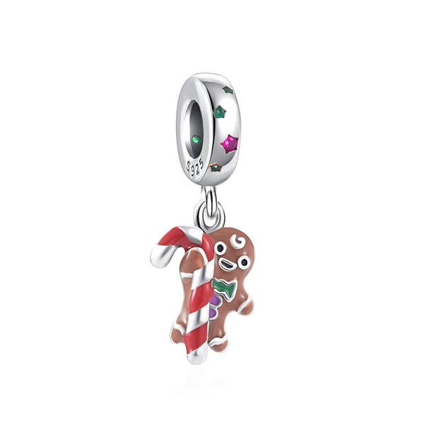 Berloque em prata - Charm My Life Boneco Biscoito