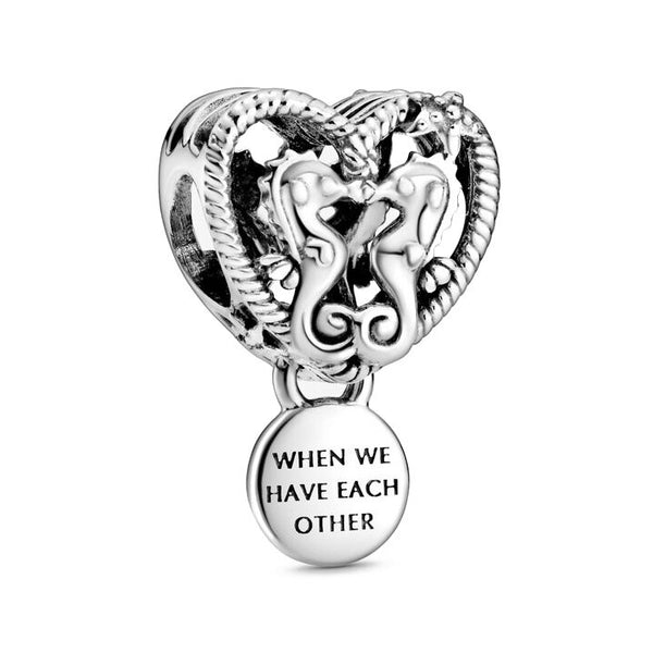 Berloque em prata 925 - Charm My Life Coleção Ocean Cavalo Marinho