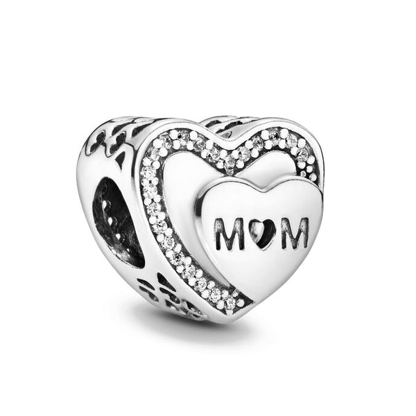 Berloque em Prata - Charm My Life Mãe