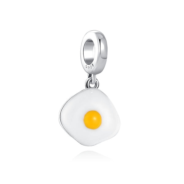 Berloque em prata - Charm My Life Ovo Frito
