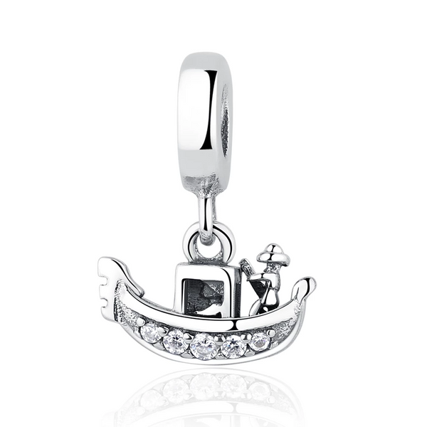 Pendente em prata 925 - Charm My Life Gôndola de Veneza