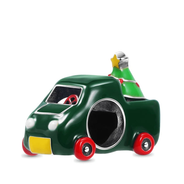 Berloque em prata 925 - Charm My Life Carro Natal
