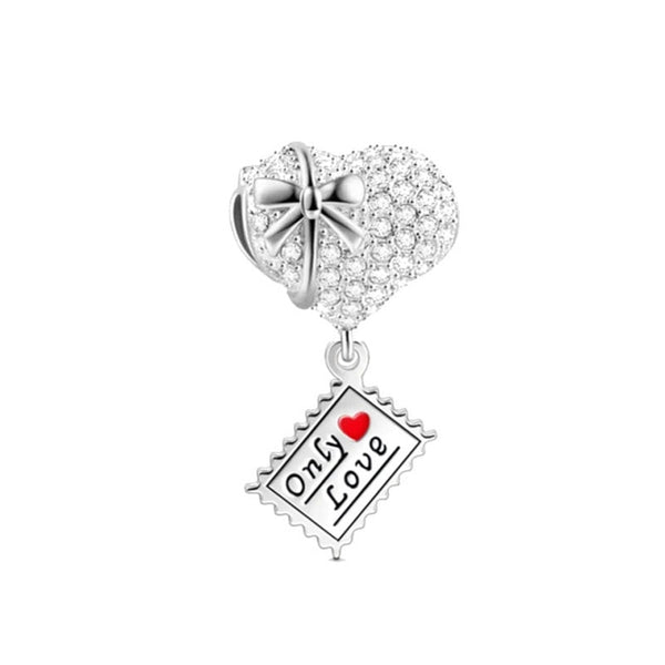 Berloque em Prata 925 - charm My Life Apenas Amor
