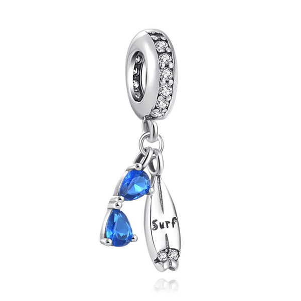Berloque em prata - Charm My Life Surf