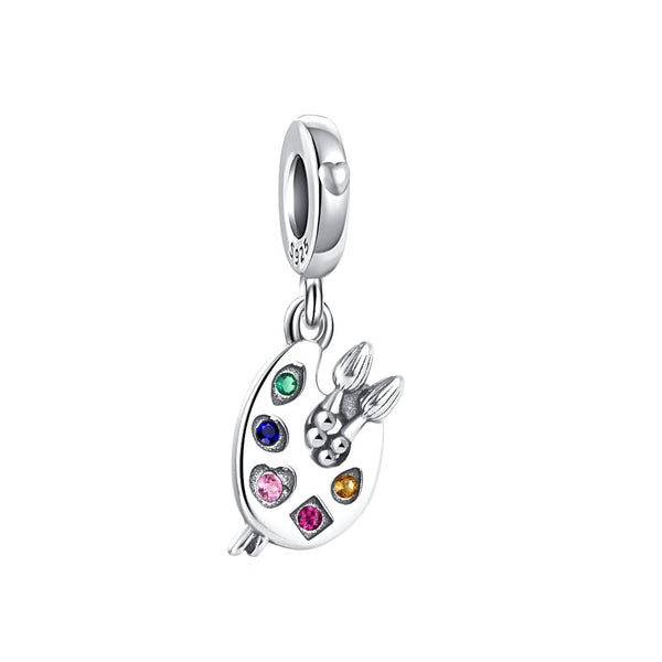 Berloque em prata - Charm My Life Pintura