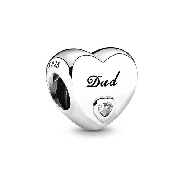 Berloque em Prata - Charm My Life Pai