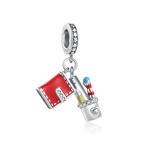 Pendente em prata 925 - Charm My Life Amo Escrever