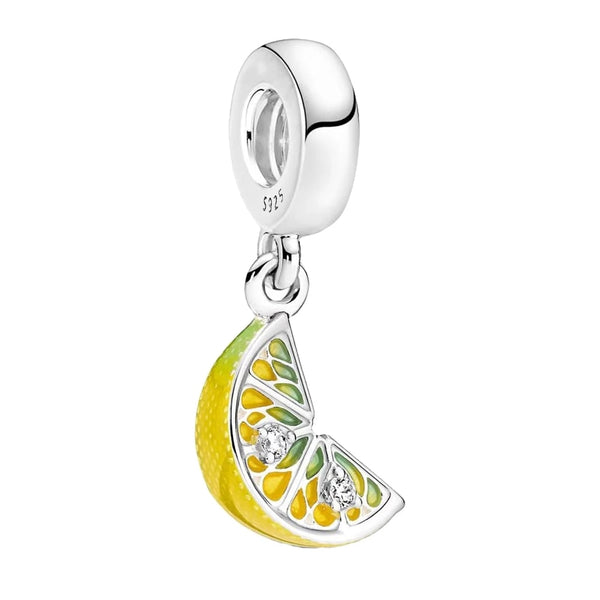 Pendente em prata 925 - Charm My life Lima Limão