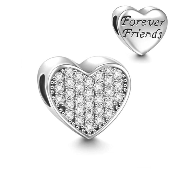 Berloque em Prata - Charm My Life Amigas para sempre