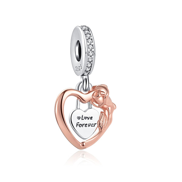 Pingente em Prata - Charm My Life Amor Para Sempre