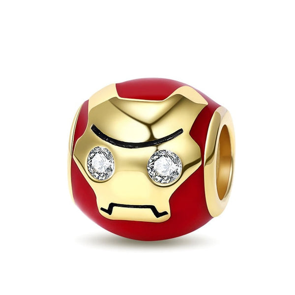 Berloque em prata - Charm Vingadores Homem de Ferro