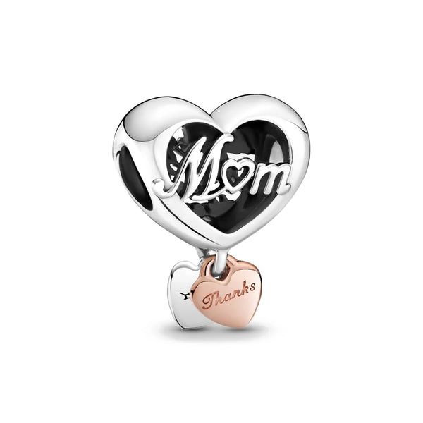 Berloque em Prata - Charm My Life Obrigada Mãe