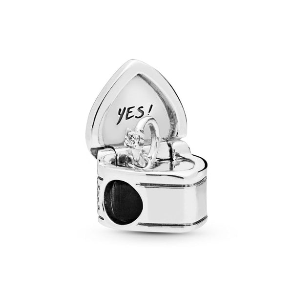 Berloque em Prata - Charm My Life Pedido de Casamento