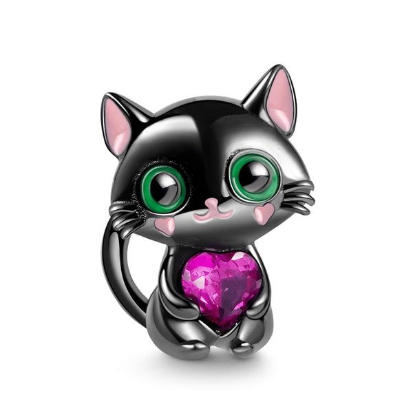 Berloque em prata - Charm My Life Cat Lovers