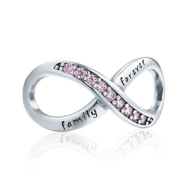 Berloque em Prata - Charm My Life Familia Para Sempre