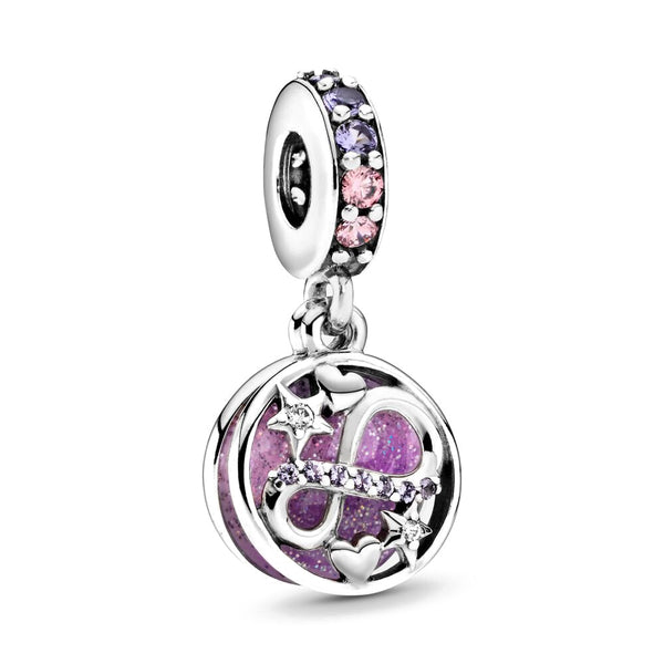 Pendente em prata - Charm My Life Infinito