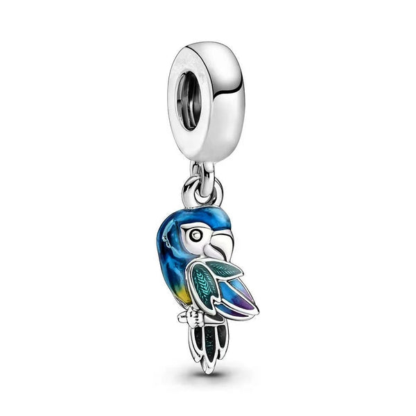 Pendente em prata 925 - Charm My Life Papagaio