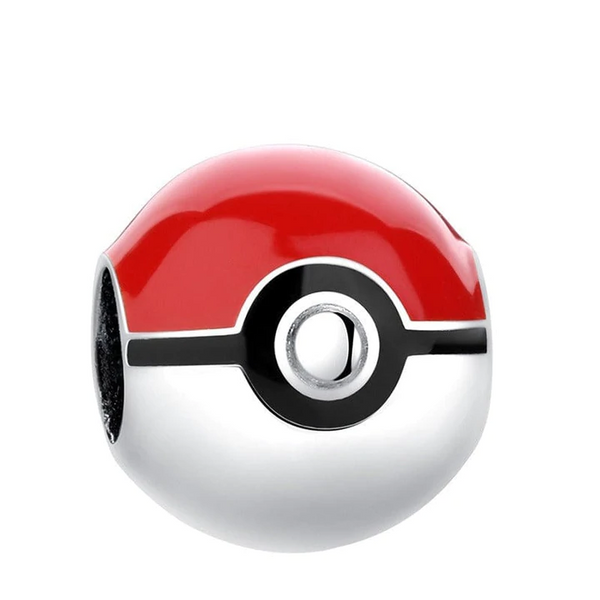 Berloque em prata - Charm My Life Pokeball
